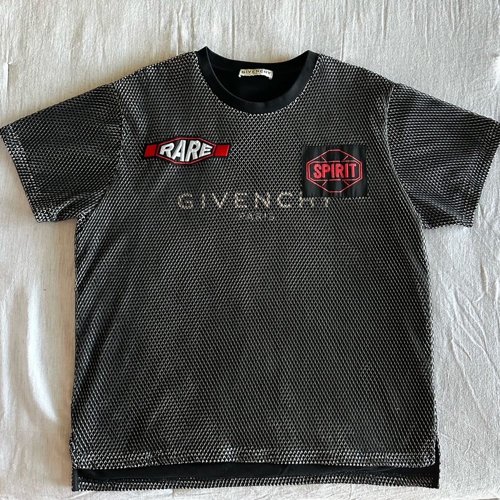 Givenchy fishnet T-shirt
